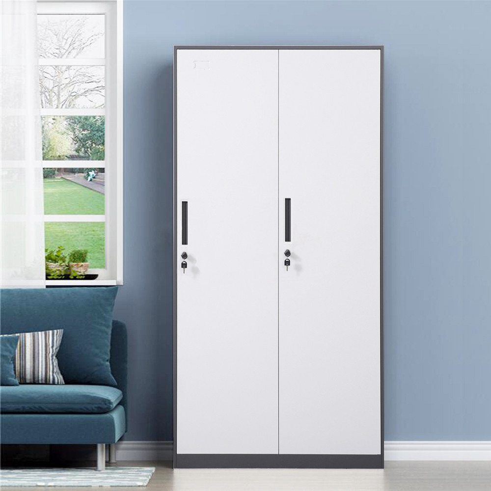 薄边套色二门更衣柜