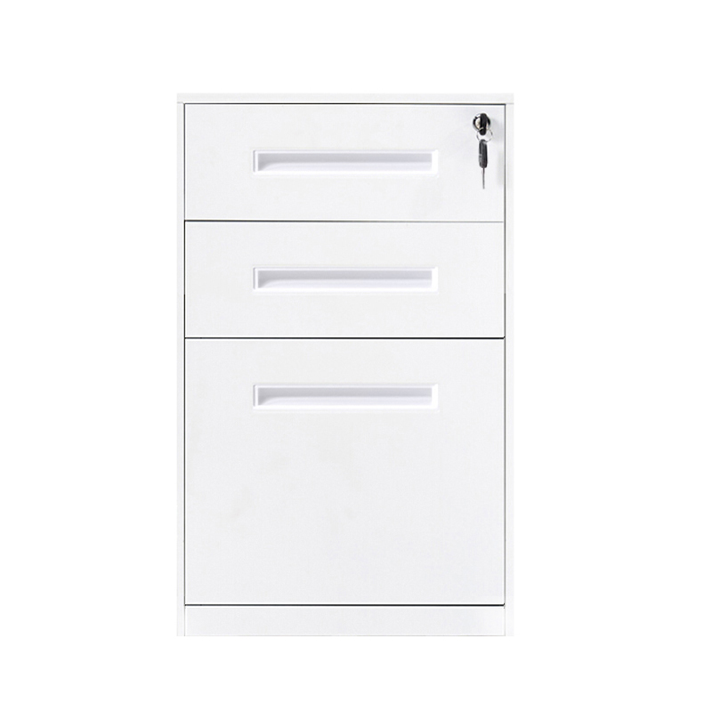 薄边桌底固定柜