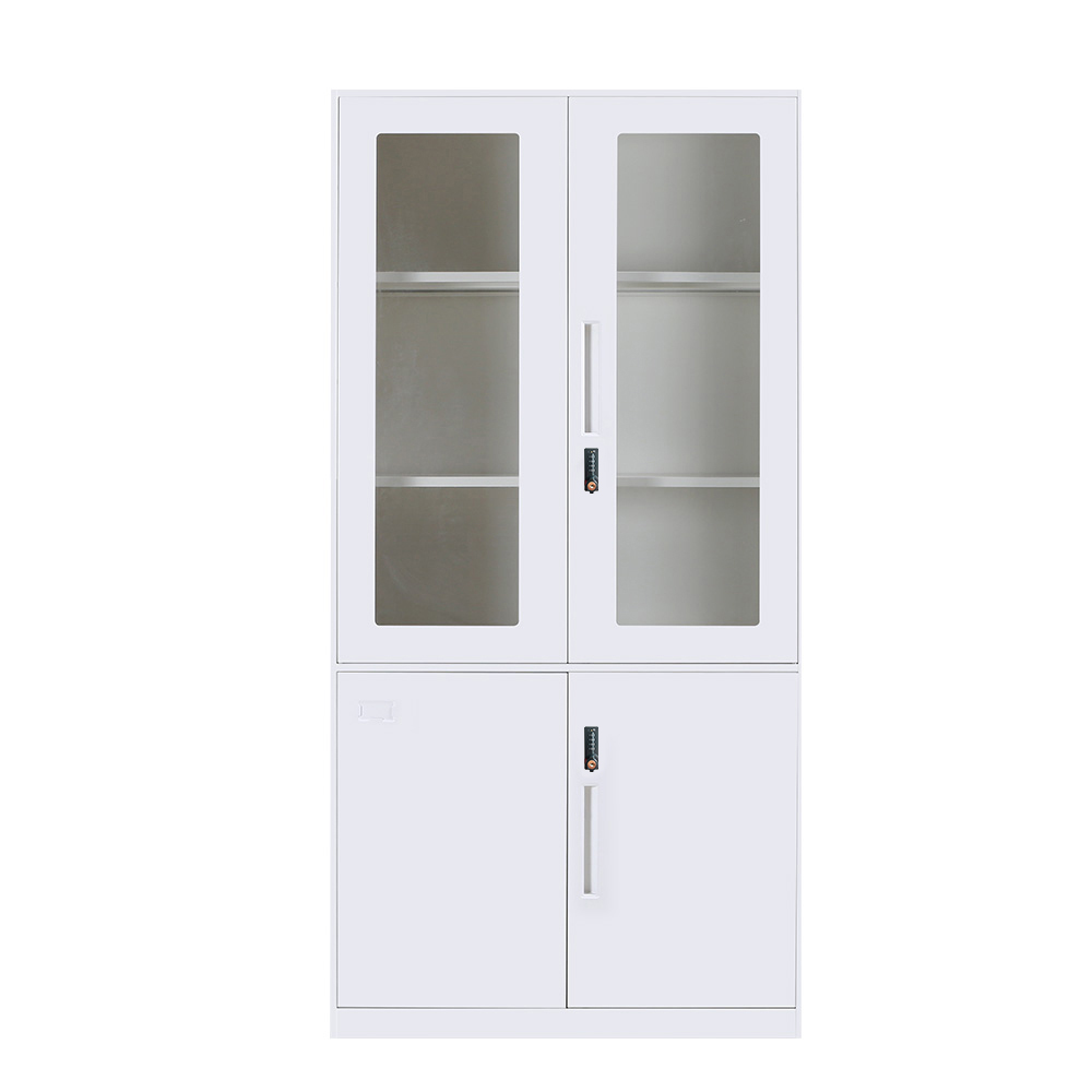 薄边机械密码锁玻璃文件柜