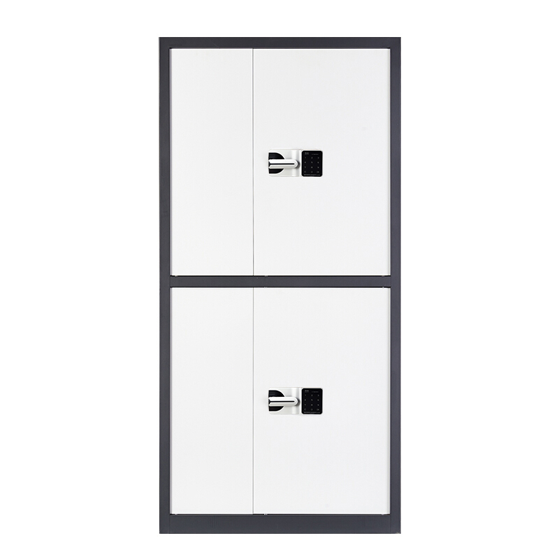 套色国保扳把锁双节柜