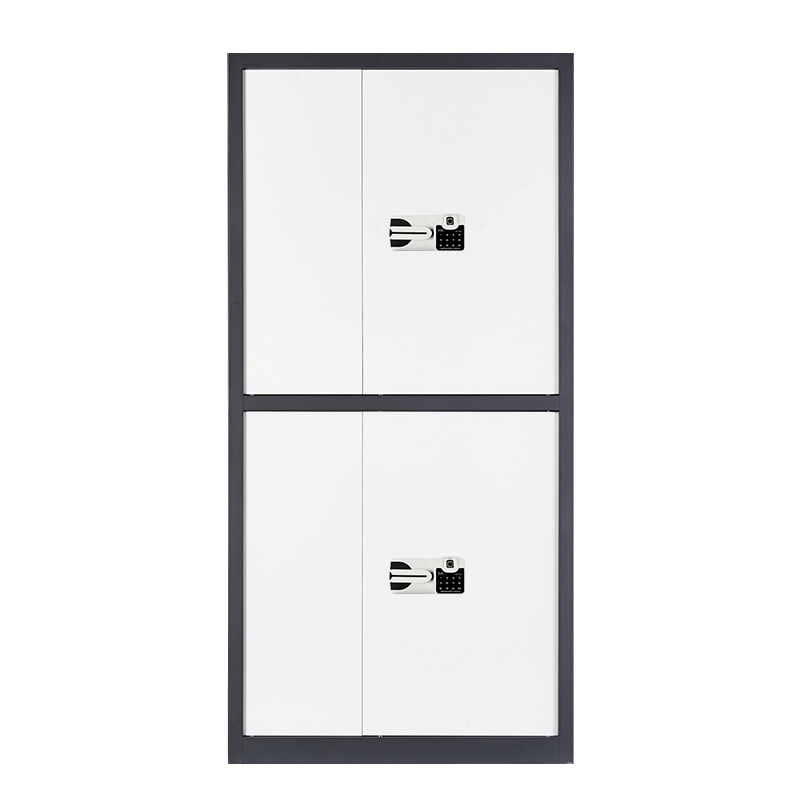 套色国保指纹锁双节柜