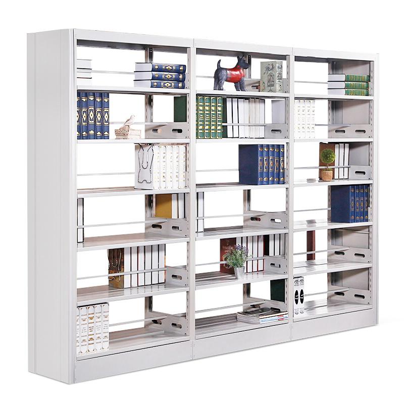 六层双面钢制书架